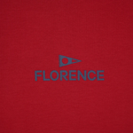 Camiseta Manga Curta Crew Vermelho Florence