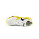 Chuteira Futsal Gresca 2.0 06 Branco e Amarelo Munich
