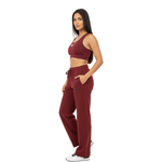 Calça Moletom Blast Vinho Everlast