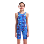 Maiô de Natação Infantil Powerskin ST Next Splashy Open Back arena - Edição Limitada