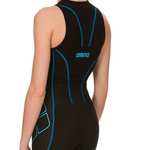Traje Triatlon Trisuit ST Preto/Azul arena