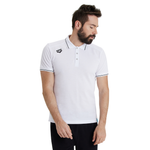 Camiseta Polo Team Solid Branco arena