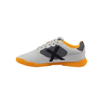 Chuteira Futsal Debut 04 Cinza/Laranja Munich