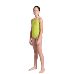Maiô de Natação Infantil Maxlife Team Tech Solid Verde Claro arena