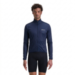 Jaqueta Corta Vento Ciclismo Masculino Latam Nebula Azul Marinho Santini