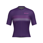 Camisa Ciclismo Feminino Latam Horizon Lilás Santini