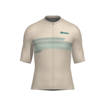 Camisa Ciclismo Masculino Latam Horizon2 Bege Santini