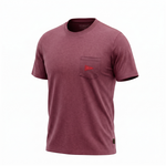 Camiseta Manga Curta Burgee Pocket Bordô Florence