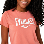 Camiseta Manga Curta Essentials Large Logo Coral Everlast