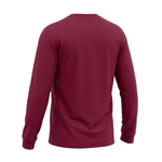 Camiseta Manga Longa Orgânica Bordô Florence