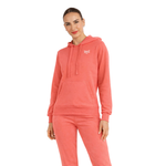 Moletom com Capuz Essentials Small Logo Coral Everlast