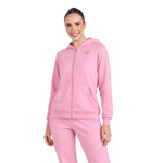 Moletom Zíper Essentials Small Logo Rosa Bebê Everlast