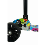 Patinete Infantil 3 Rodas Dobrável Azul Roppe