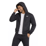 Moletom com Zíper Essentials Mini Logo Chumbo Everlast