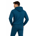 Moletom com Zíper Essentials Mini Logo Azul Everlast