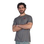 Camiseta Manga Curta Burgee Cinza Escuro Florence