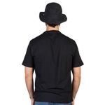 Camiseta Manga Curta Crew Preto Florence