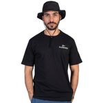 Camiseta Manga Curta Crew Preto Florence