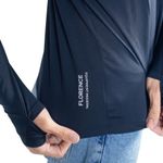 Camiseta Manga Longa UV  Preto Florence