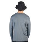 Camiseta Manga Longa UV  Cinza Escuro Florence