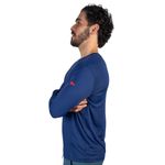 Camiseta Manga Longa UV  Azul Marinho Florence