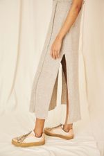 Vestido Ivy Malha Modal Linho - Flavia Aranha