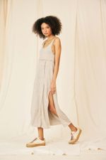 Vestido Ivy Malha Modal Linho - Flavia Aranha