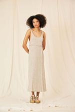 Vestido Ivy Malha Modal Linho - Flavia Aranha