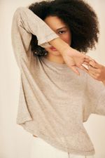 Blusa Morgana Malha Modal Linho - Flavia Aranha
