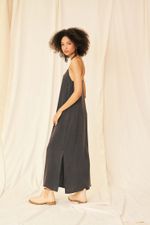 Vestido Cetim Seda Ayla - Flavia Aranha