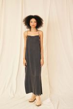 Vestido Cetim Seda Ayla - Flavia Aranha