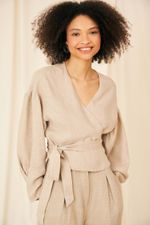 Blusa Cintia Gaze de Linho