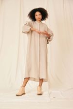 Chemise Beatriz Gaze de Linho - Flavia Aranha