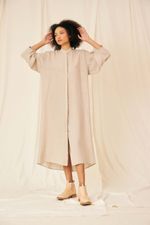 Chemise Beatriz Gaze de Linho - Flavia Aranha