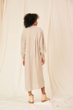 Chemise Beatriz Gaze de Linho - Flavia Aranha