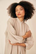 Chemise Beatriz Gaze de Linho - Flavia Aranha