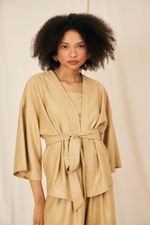 KIMONO TAI VELUDO MOLHADO - Flavia Aranha