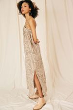 Vestido estampa Urutu Algodão Orgânico Clarice - Flavia Aranha