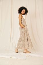 Vestido estampa Urutu Algodão Orgânico Clarice - Flavia Aranha