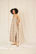 Vestido estampa Urutu Algodão Orgânico Clarice - Flavia Aranha