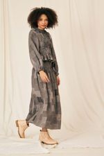 BLUSA MARION PATCHWORK LINHO - Flavia Aranha