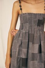 Vestido Flora Patchwork Linho - Flavia Aranha