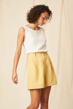 Shorts Cambraia de Linho Lana - Flavia Aranha