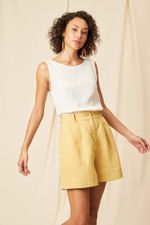 Shorts Cambraia de Linho Lana - Flavia Aranha
