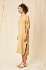 Vestido Gaze de Linho Adelaide