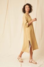 Vestido Gaze de Linho Adelaide