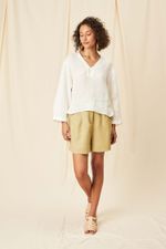 Shorts Cambraia de Linho Lana - Flavia Aranha