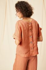 Blusa Gaze de Linho Carmem - Flavia Aranha