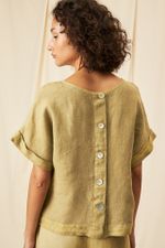 Blusa Gaze de Linho Carmem   - Flavia Aranha