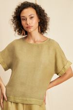 Blusa Gaze de Linho Carmem   - Flavia Aranha